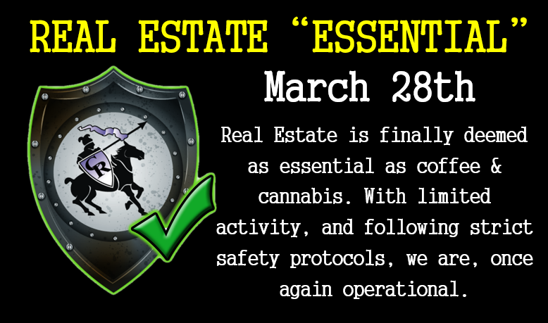 Real Estate determined “Essential”